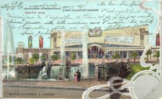 1902 Torino, Esposizione Internationale d'Arte Decorativa Moderna / Exposition of Decorative Arts, Art Nouveau, litho (EB)