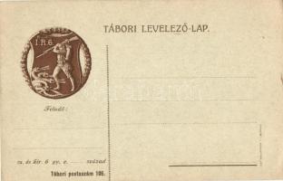 1915 K.u.K. Infantry Regiment 6. military field postcard (EK)