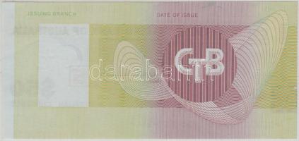 Ausztrália DN "Ausztrál Nemzetközösségi Kereskedelmi Bank" 50$ "SPECIMEN" utazás...