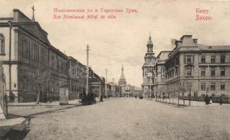 Baku, Nikolajevskaya ulica, Gorodskaya duma / Nicolai street, town hall