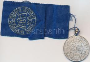 DN "Magyar Ebtenyésztők Országos Egyesülete 1899" fém emlékérem szalaggal (31mm) T:2