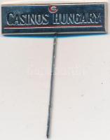 DN "Casinos Hungary" fém kitűző T:2