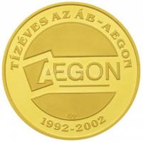 Kiss György (1943-) 2002. "Tíz éves az ÁB-Aegon 1992-2002 / ÁB-Aegon biztos megoldás" Au e...