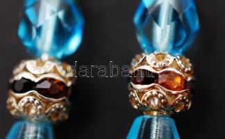 Fülbevalópár Swarovski szív díszítéssel