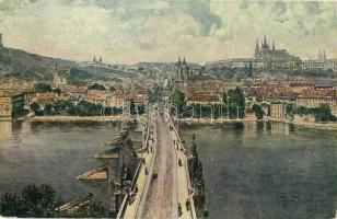 Praha, Prag; - 5 old postcards