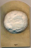 Sződy Szilárd (1878-1939) 1939. "Budapesti Egyetemi Athlétikai Club 1898" Br plakett (46,5...