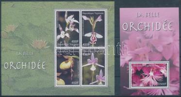 2006 Orchideák kisív Mi 3346-3349 + blokk Mi 484