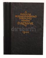 1944 A Magyar Irodalompártoló Társaság második évkönyve. Különféle, az egyesület működésére vonatkozó beszámolókkal, írásokkal, a tagok névsorával, stb. Félvászon kötésben, jó állapotban.