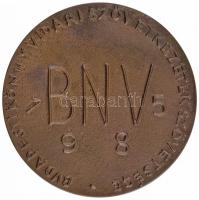 Borsos Miklós (1906-1990) 1985. "Budapesti Könyvipari Szövetkezetek Szövetsége - BNV" Br p...