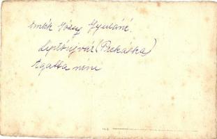 Liptóújvár, lovasfogat / Horse cart with lady, photo (fl)