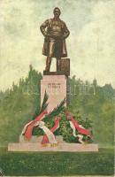 8 db főleg MODERN cseh városképes lap; szobrok / 8 mostly modern Czech town-view postcards; statues