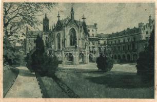 11 db VEGYES cseh városképes lap; várak / 11 mixed Czech town-view postcards;  castles