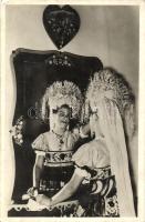 Mezőkövesdi matyó menyasszony / Hungarian folklore, bride (EK)