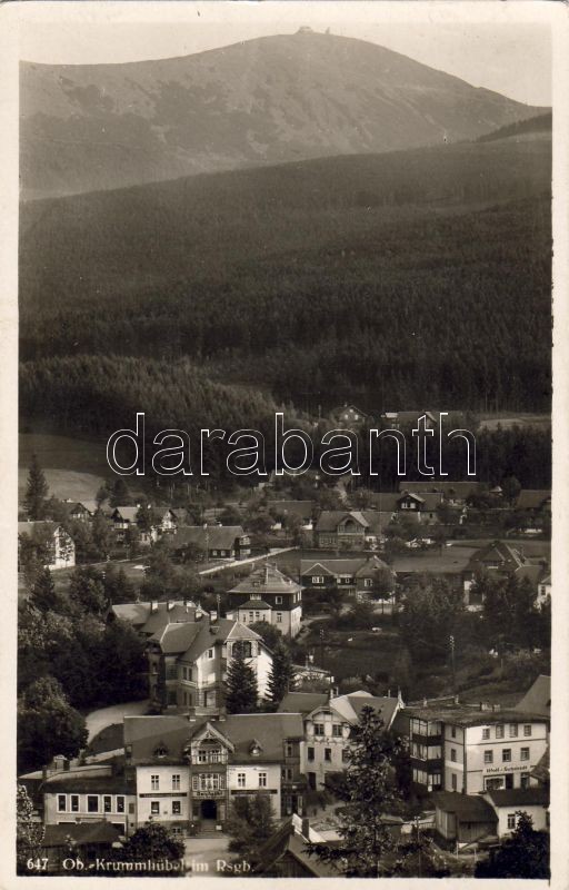Karpacz, Krummhübel; Karkonosze Mountains, Woll Schrindl and Reichshof guest house