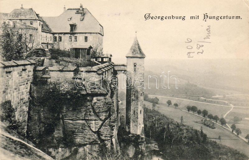 Festung Königstein, Georgenburg, Hungerturm / fortress, castle, tower