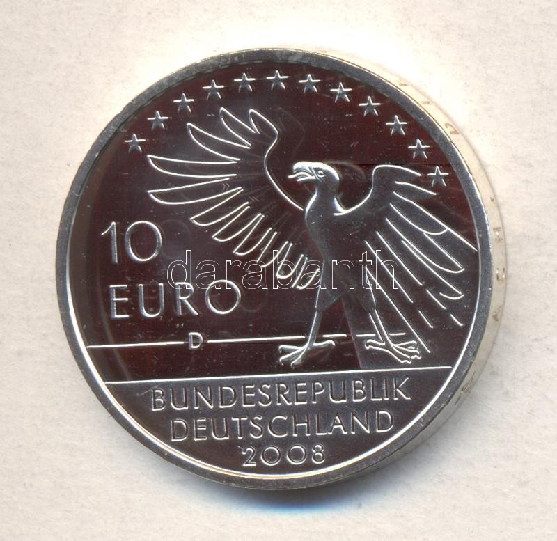 Germany 2008D 10 Euro 