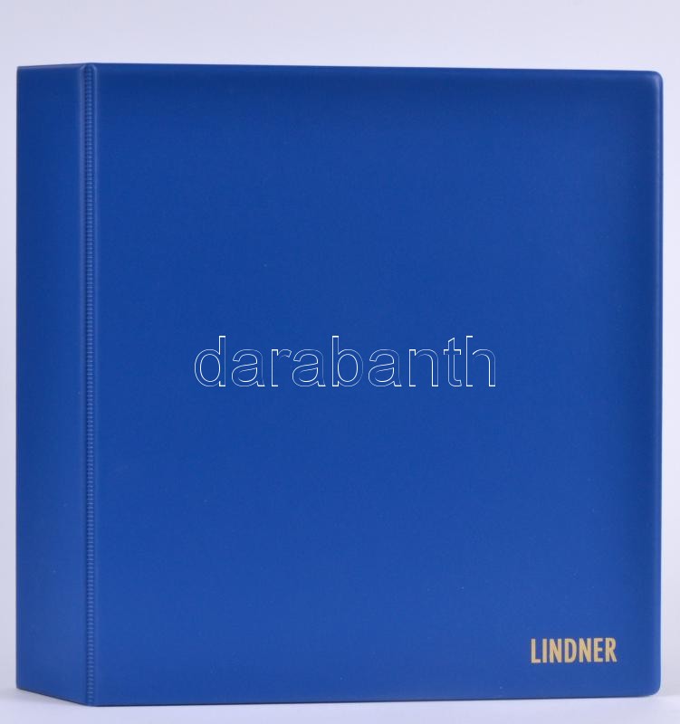 Lindner 1700, Uniplate Ringbinder Standard blue 295x270x65mm, Lindner 1700, Uniplate gyűrűs berakó kék 295x270x65mm, Lindner 1700, Uniplate Ringbinder Standard blau 295x270x65mm