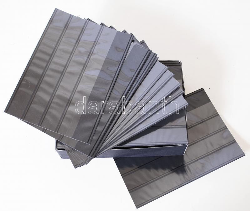 Kobra Stock cards with 4 strips VF4, Kobra berakólap 4 soros ár/db, KOBRA-Versand-Einsteckkarten mit 4 Streifen und Folienschutzblatt