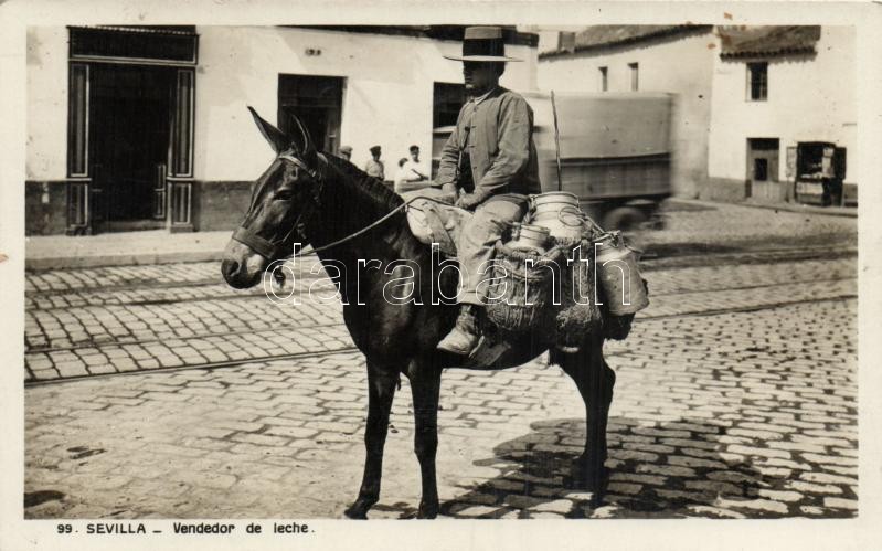 Sevilla tej árus, Sevilla milk seller