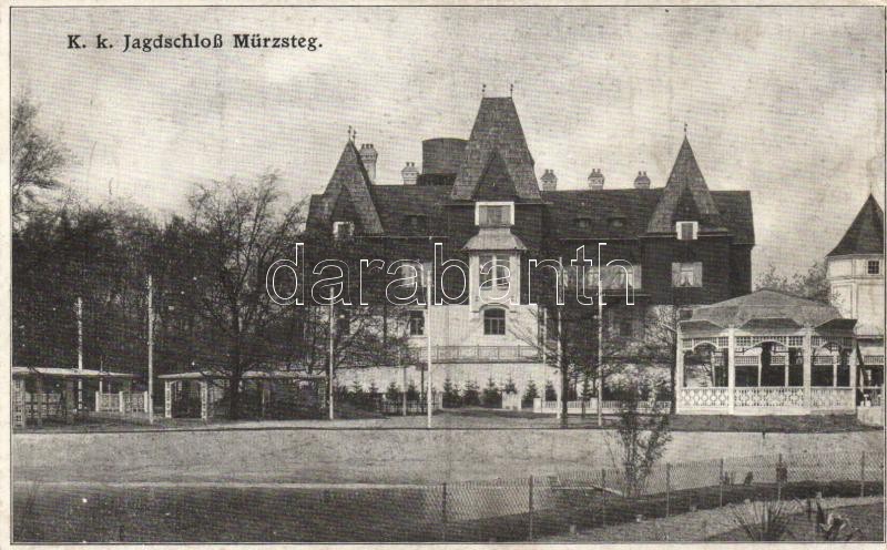 Mürzsteg vadászkastély; 1910 Nemzetközi Vadászati Kiállítás, Bécs, Mürzsteg Jagdschloss; 1910 Internationale Jagdausstellung, Wien