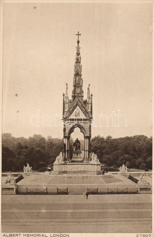 London Albert emlékmű, London Albert memorial