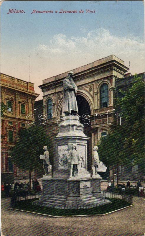 Milano, monumento a Leonardo da Vinci / monument