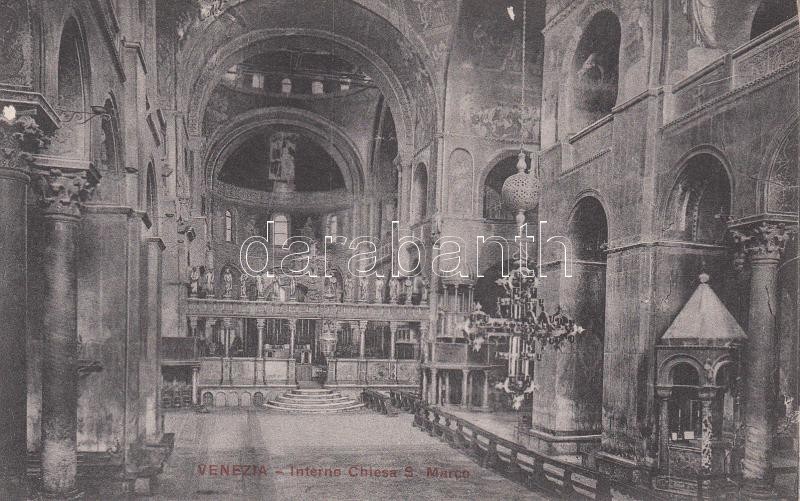 Velence, Szent Márk-székesegyház belső, Venice, St Mark's Basilica, interior