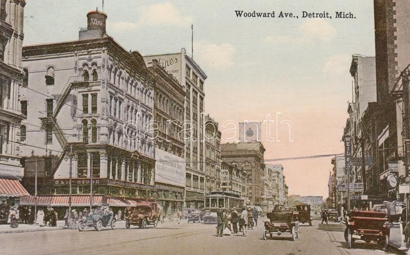 Detroit Woodward avenue, Detroit Woodward sugárút