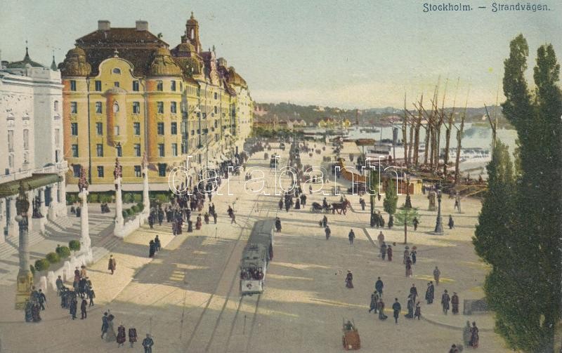 Stockholm, Strandvägen, Stockholm, Strandvägen, körút