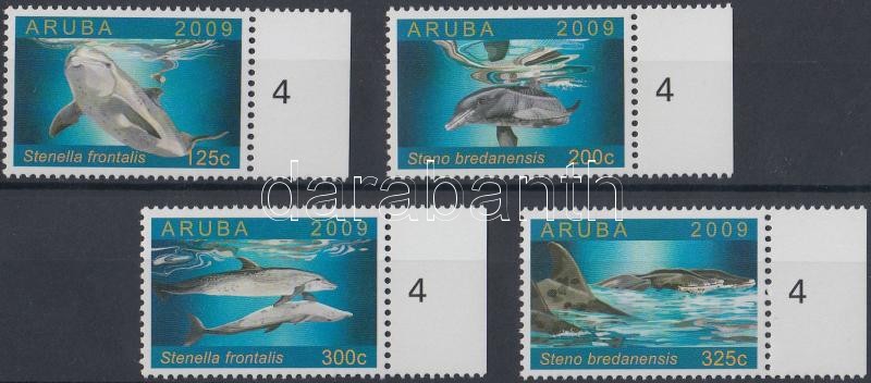 Delfinek ívszéli sor, Dolphin margin set, Delphine mit Rundbogen