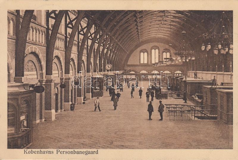 Copenhagen railway station, Koppenhága vasútállomás