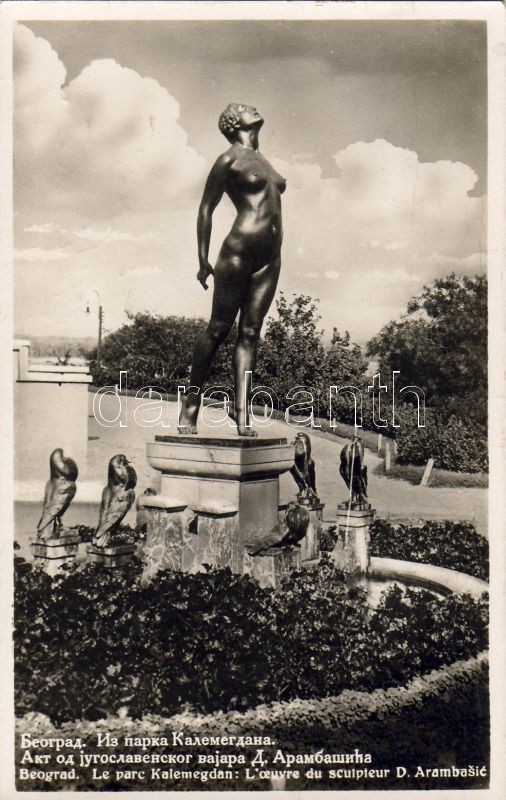 Belgrade, Kalemegdan Park, D. Arambasic's statue