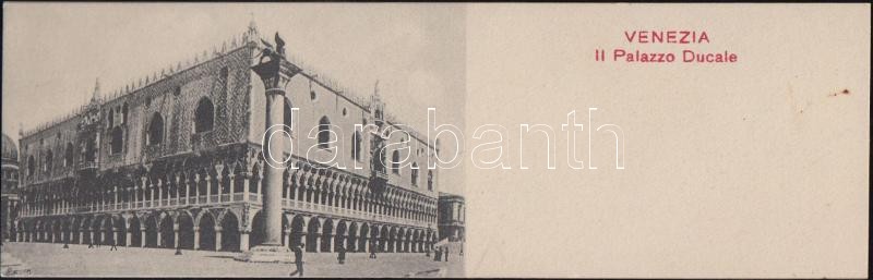 Venice, Doge's Palace, minicard (13.7 x 4.5 cm), Velence, Dózse-palota, kis méretű képeslap (13.7 x 4.5 cm)