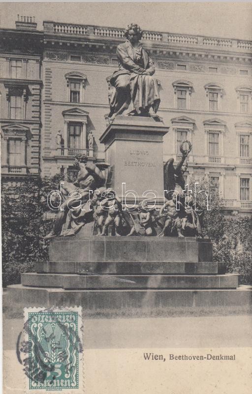 Bécs, Beethoven szobor, Vienna, Beethoven statue