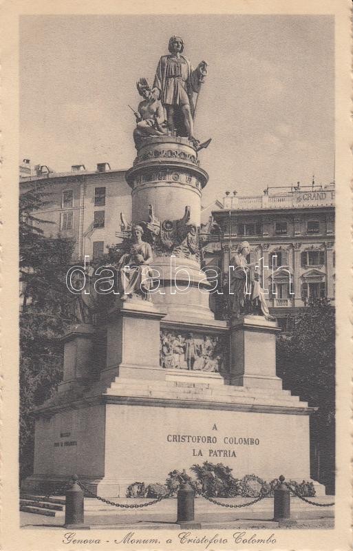 Genova Monum a Cristoforo Colombo / Christopher Columbus monument, Genova Monum a Cristoforo Colombo / Kolumbusz Kristóf emlékmű