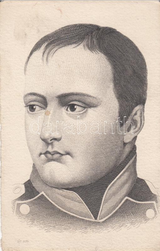 Napoleon, etching, Napóleon, metszet