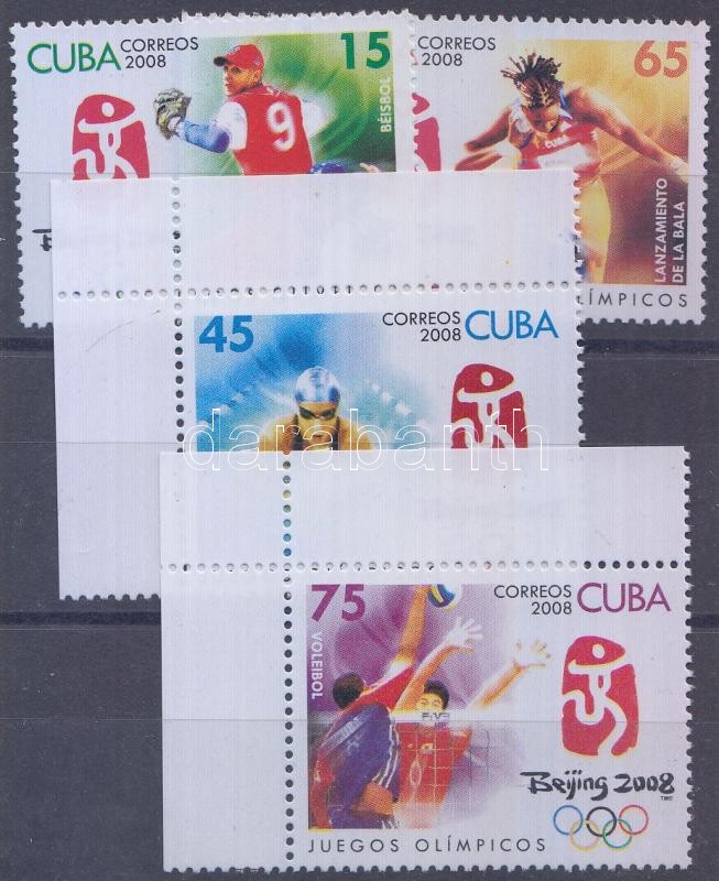 Olympic game, stamp + corner stamp, Olimpiai játékok, bélyeg + ívsarki bélyeg, Olympische Spiele, Stamp + Stamp mit Rand
