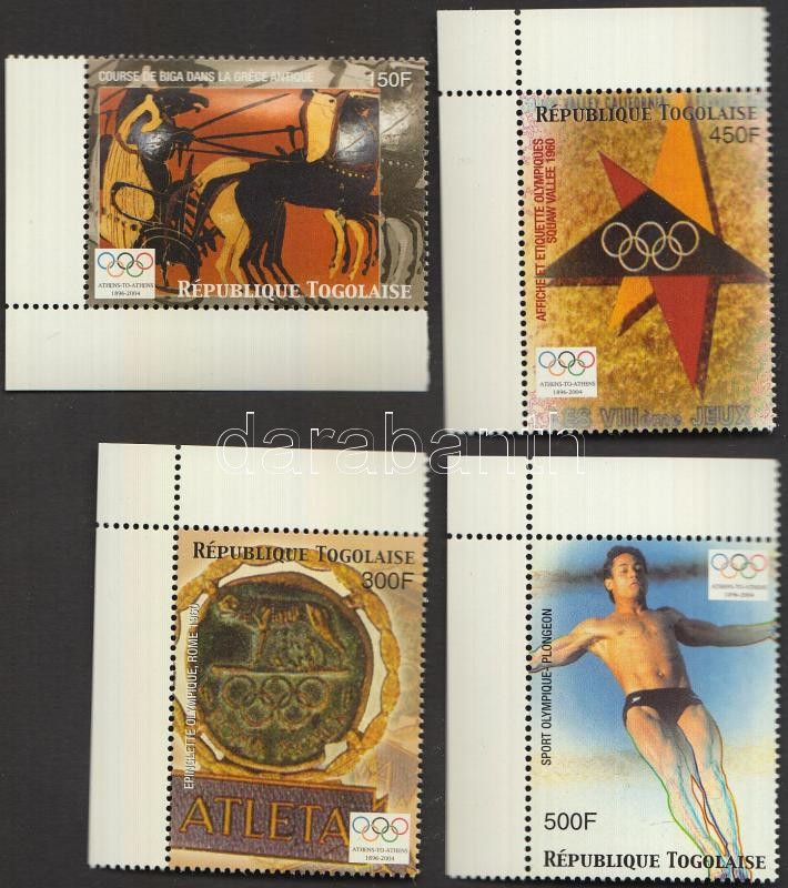 Olimpia, ívsarki bélyegek, Olympiad, corner stamps, Olympiade, Marken mit Rand
