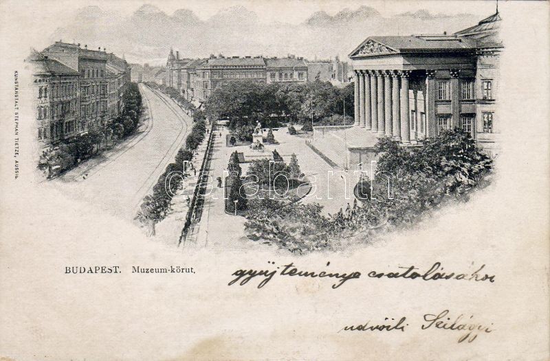 1899 Budapest VIII. Múzeum körút
