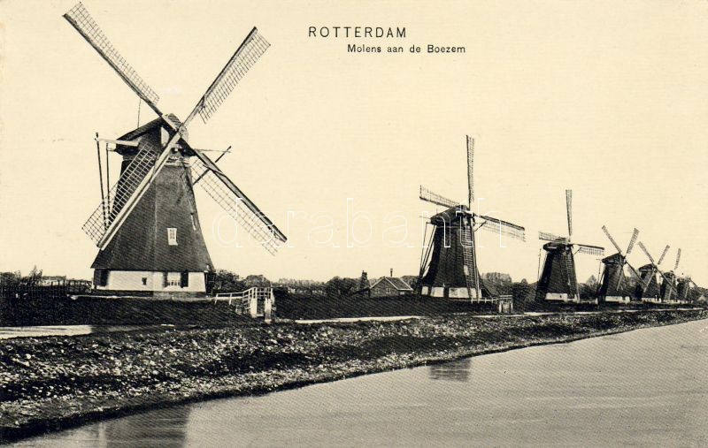 Rotterdam, Molens aan de Boezem / mills