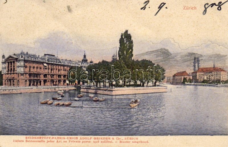 Zürich, boats