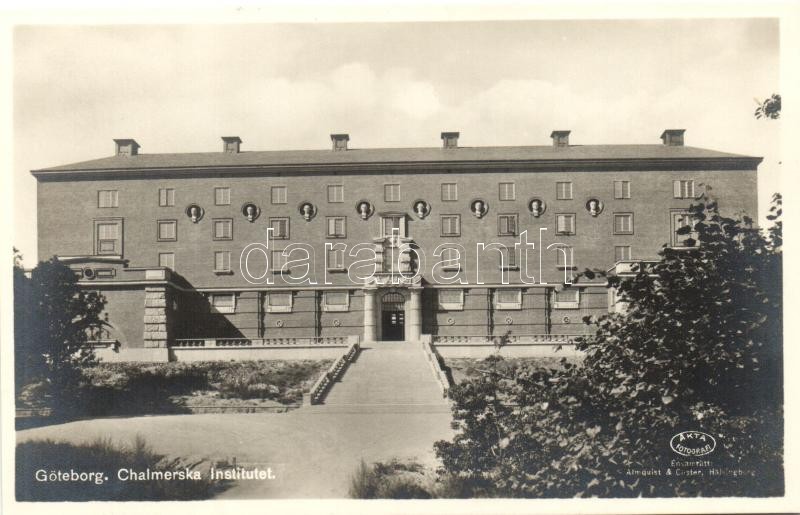 Göteborg, Chalmerska Institutet / Chalmers Intézet, Gothenburg, Chalmerska Institutet / Chalmers Institute