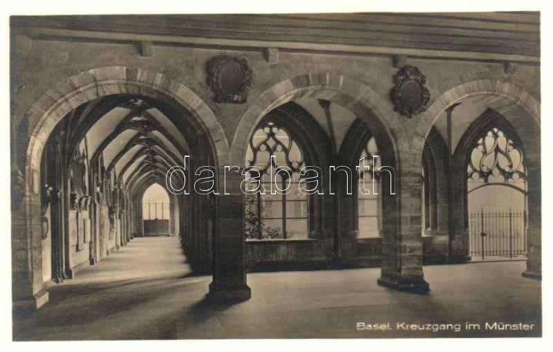 Basel, Münster, Kreuzgang / cathedral, cloister, Bázel, Münster, Kreuzgang / katedrális, kolostor