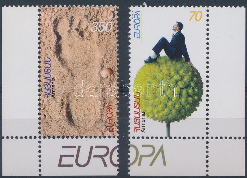 Europa CEPT: szabadidő ívsarki sor, Europa CEPT: holiday corner set, Europa CEPT: Ferien Satz mit Rand