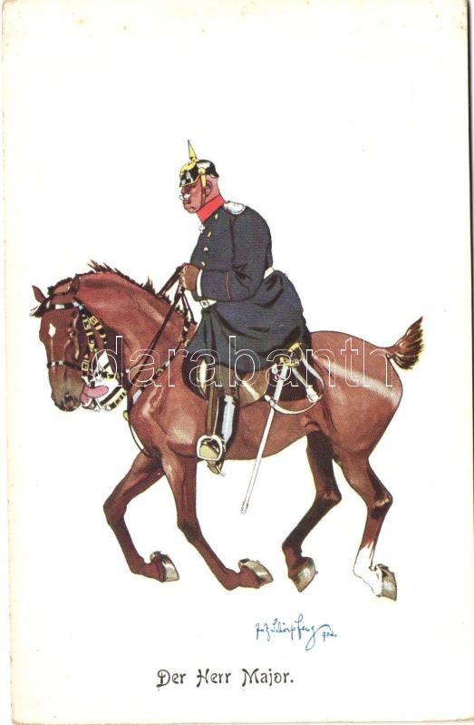 K.u.K. military major, horse, B.K.W.I. 749-5 s: Schönpflug, K.u.K. őrnagy, ló, B.K.W.I. 749-5 s: Schönpflug