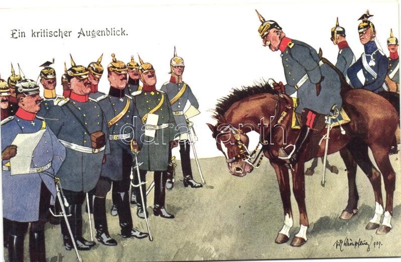 K.u.K. katonatisztek, ló, B.K.W.I. 335-6 s: Schönpflug, K.u.K. military officers, horse B.K.W.I. 335-6 s: Schönpflug