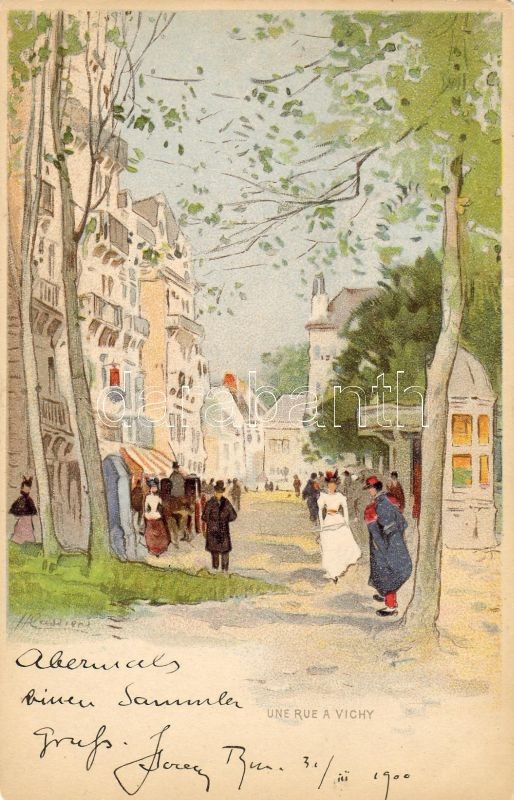 Vichy, rue / street litho s: H. Cassiers