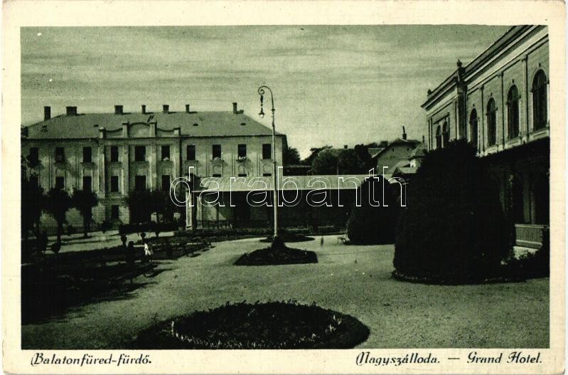 Balatonfüred-fürdő, Nagyszálloda