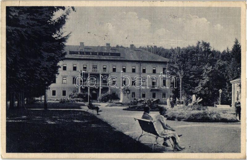 Bardejovské kúpele, hotel, Bártfafürdő, Slavia szálló