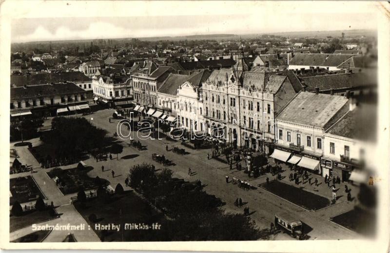Szatmárnémeti, Horthy Miklós tér, Satu Mare, square